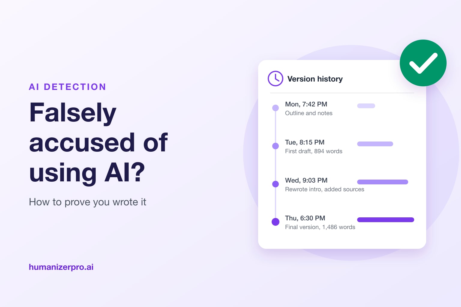 Falsely Accused of Using AI? How to Prove You Wrote It